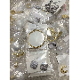 4.5-star customer review photo by A*****o, image 1 of 4 for Minimalist Brass Rhinestone Stackable Band Rings