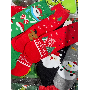 4.6-star customer review photo by A*****n, image 2 of 4 for Women Christmas Mid-Tube Socks With 3D Ears Pattern