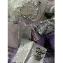 4.6-star customer review photo by E*****k, image 3 of 5 for Stretchy Rhinestone Bracelet and Elastic Ring for Wedding