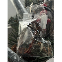 4.8-star customer review photo by B*****k, image 4 of 4 for Artificial Christmas Wreath With Red Bow Bells For Front Door