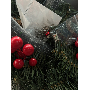 4.8-star customer review photo by B*****k, image 2 of 4 for Artificial Christmas Wreath With Red Bow Bells For Front Door