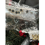 4.8-star customer review photo by B*****k, image 1 of 4 for Artificial Christmas Wreath With Red Bow Bells For Front Door