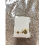 4.8-star customer review photo by J*****z, image 1 of 6 for Exaggerated Rhinestone Hoop Earrings With Stainless Steel Post