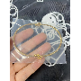 5-star customer review photo by M*****d, image 2 of 11 for Titanium Steel Mother Of Pearl Square Pendant Necklace