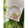 4.6-star customer review photo by K*****l, image 5 of 7 for Natural Rose Quartz Engraved Heart Stone With Gold Lettering