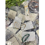 4.6-star customer review photo by K*****l, image 3 of 7 for Natural Rose Quartz Engraved Heart Stone With Gold Lettering