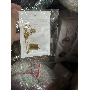 4.7-star customer review photo by T*****s, image 5 of 5 for Floral Canvas Apron With Pockets Ruffle Hem Lace Trim For Women
