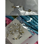 4.6-star customer review photo by P*****e, image 3 of 4 for Colorful Round Crackle Glass Beads For DIY Jewelry Making