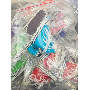 4.6-star customer review photo by S*****y, image 4 of 6 for PU Leather Rainbow Smiling Cloud Bag Charm Keychain