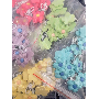 4.6-star customer review photo by S*****y, image 1 of 6 for PU Leather Rainbow Smiling Cloud Bag Charm Keychain