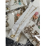 5-star customer review photo by J*****i, image 1 of 5 for Round Birthstone Necklace Alloy Glass Pendant For Women