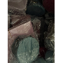 4.9-star customer review photo by C*****y, image 1 of 5 for Portable Velvet Jewelry Box With Mirror Travel Case