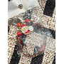 4.7-star customer review photo by M*****z, image 4 of 8 for Women Faux Fur Bucket Bag With Metal Chain Strap