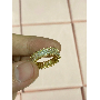 4.8-star customer review photo by Γ*****Υ, image 7 of 7 for Adjustable Copper Open Rings With Zircon For Women