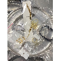 4.6-star customer review photo by A*****t, image 2 of 9 for Stainless Steel Deep Pasta Plate Wide Rim Straw Hat Shape