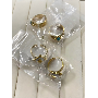 4.6-star customer review photo by A*****t, image 5 of 6 for Irregular Wave Stainless Steel Bangle Adjustable Open Cuff