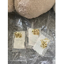 4.8-star customer review photo by H*****h, image 6 of 6 for Handmade Natural Raw Stone Wire Wrapped Drop Earrings For Women
