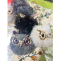 5-star customer review photo by R*****e, image 4 of 6 for Faceted Glass Beads Sparkling Aurora Borealis Crystal Spacers