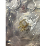 4.5-star customer review photo by V*****a, image 6 of 10 for Stainless Steel Interlocking Triple Ring Band For Women Men