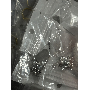 4.9-star customer review photo by Γ*****Υ, image 1 of 11 for Irregular Stainless Steel Open Ring Liquid Metal Lava Style