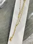 4.9-Sterne-Kundenrezensionsfoto von K*****., Bild 2 von 4 für Naturstein Chip Armband Unregelmäßiger Elastischer Handschmuck