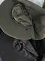 4.6-star customer review photo by D*****., image 2 of 2 for Outdoor Solar Power Fan Bucket Hat With Neck Shawl