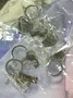 4.5-star customer review photo by M*****., image 3 of 4 for Flower Keychain Alloy Rhinestone Enamel Pearl Tassel Bag Charm