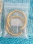 4.8-star customer review photo by R*****., image 3 of 4 for Chunky C-Shaped Hoop Earrings in 316L Stainless Steel For Women