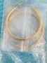 4.8-star customer review photo by R*****., image 4 of 4 for Chunky C-Shaped Hoop Earrings in 316L Stainless Steel For Women