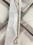 4.7-star customer review photo by O*****., image 2 of 4 for Waterproof 18K Gold Plated Stainless Steel Chain Bracelet