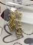 4.5-star customer review photo by C*****., image 1 of 4 for Minimalist Stainless Steel 18K Gold Plated Chain Necklace